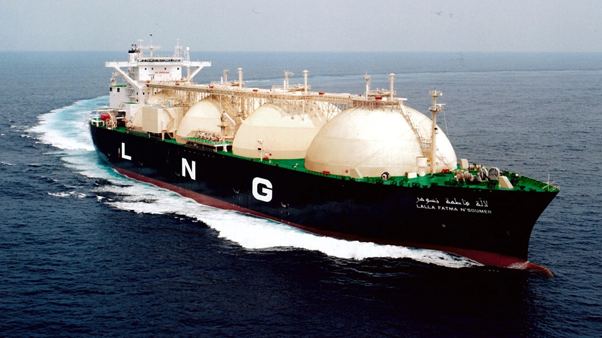 Nákladní loď převážející LNG