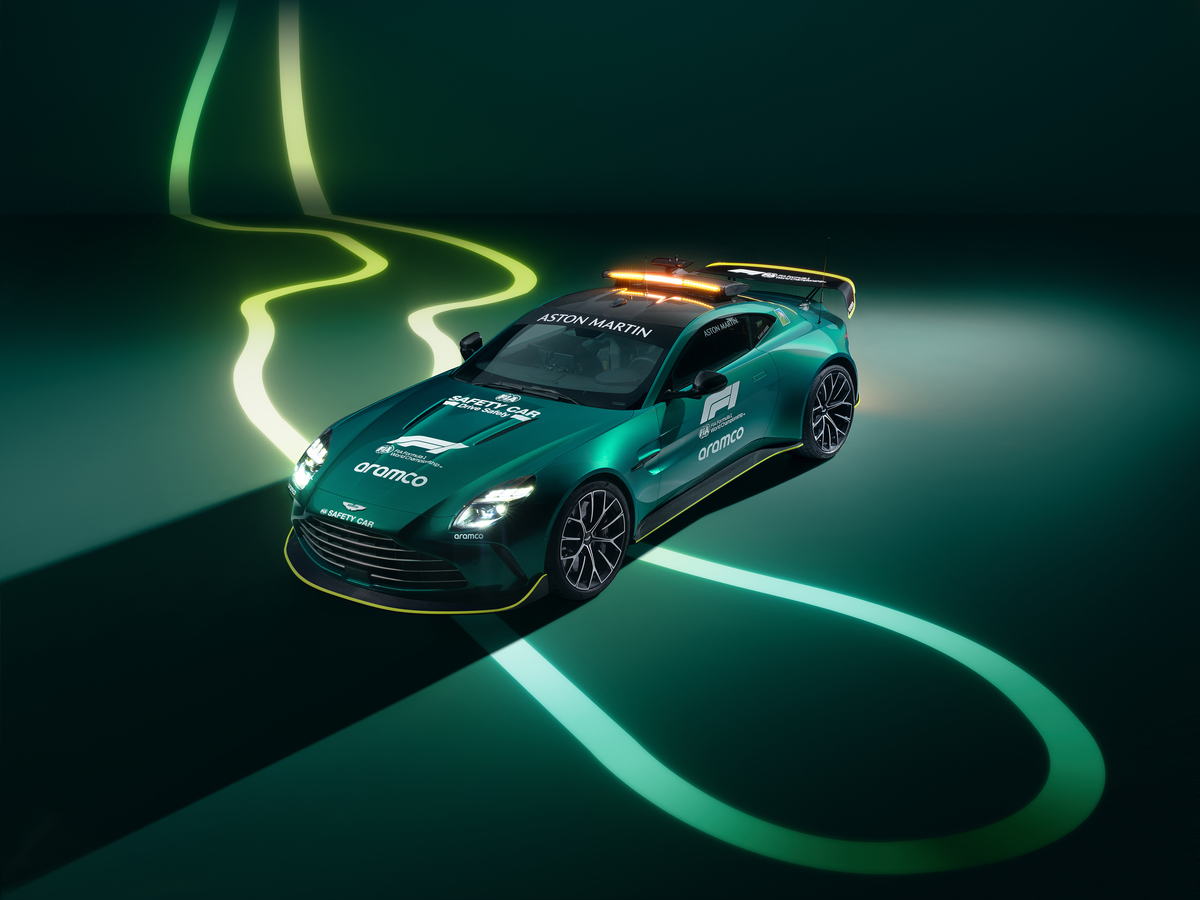 Vantage: Nejrychlejší perla Aston Martinu opět pohlídá bezpečnost na okruzích formule 1